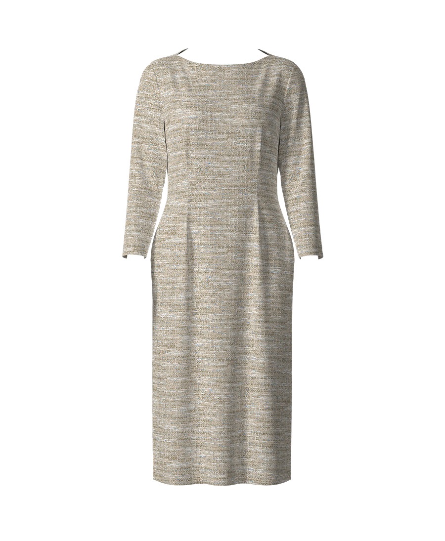 【オーダー】Chroe ワンピース｜Viscotecs make your brand(ホワイト-5号)