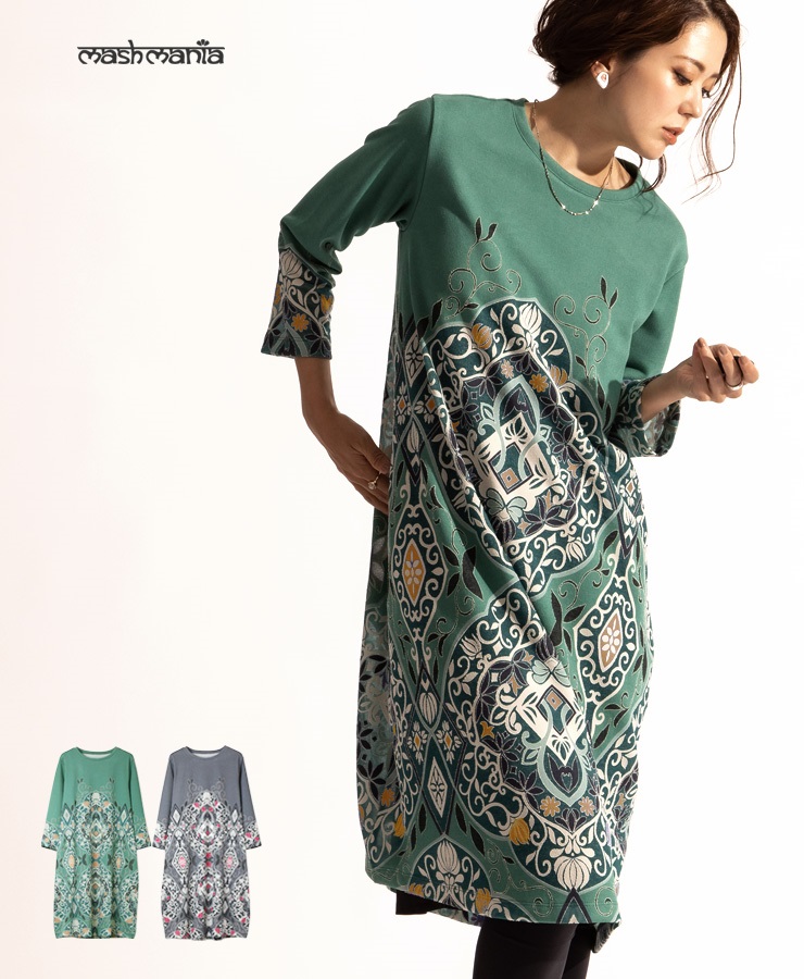 Mash Mania アクトレッソコクーンワンピース パティオ