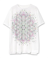 ☆mash mania　BigTシャツ　ロンドモザイク(ホワイト-F)