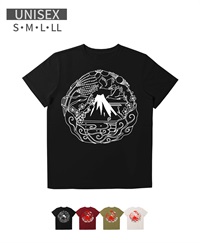 【web予約限定】THE MASH　復刻柄　半袖Tシャツ（ユニセックス）　富士山【12月末より順次発送予定】