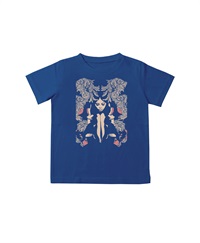 【web予約限定】THE MASH　復刻柄　半袖Tシャツ（キッズ）　アネットモネット【8月中旬お渡し】(ブルー-100)