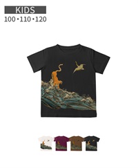 【web予約限定】THE MASH　復刻柄　半袖Tシャツ（キッズ）　ジャガー【11月中旬お渡し】