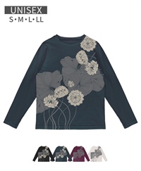 【web予約限定】THE MASH　復刻柄　長袖Tシャツ（ユニセックス）　ロータス【2024年1月末より順次発送予定】