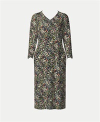 【オーダー】Chroe ワンピース Made With Liberty Fabric｜Viscotecs make your brand(ブラック-5号)