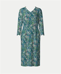 【オーダー】Chroe ワンピース Made With Liberty Fabric｜Viscotecs make your brand(グリーン-5号)