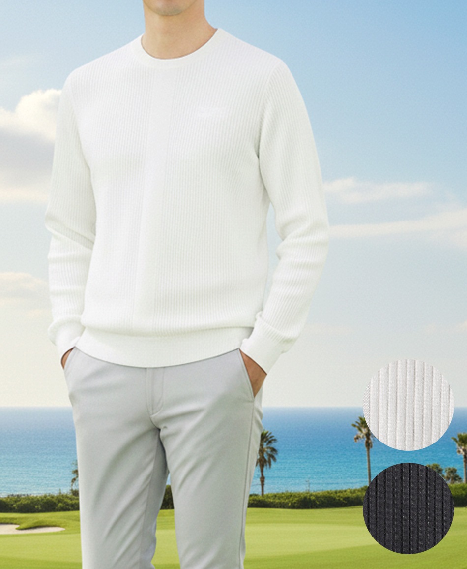 メンズ プリモーディアル クルーネックセーター｜MYB GOLF LINE