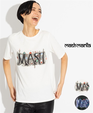 mash mania　Tシャツ　マッシュロゴ