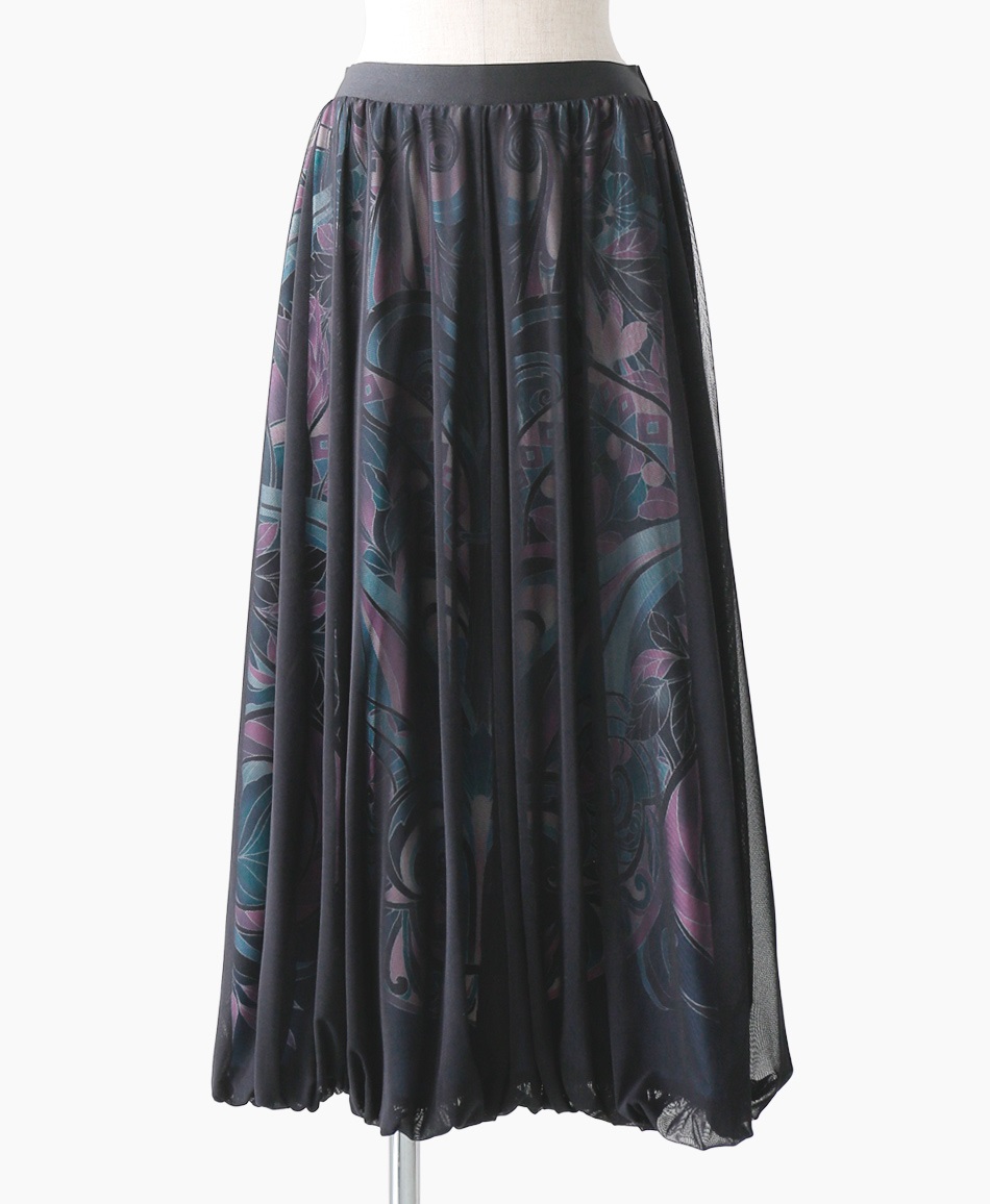 mash mania　バルーン風スカート　リベルタ(ブラック-F)