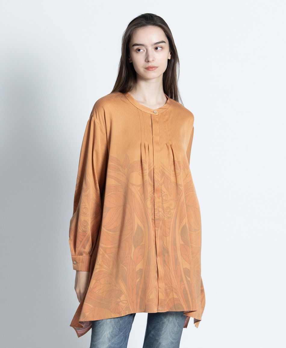 mash mania　シャツチュニック　リベルタ(オレンジ-F)