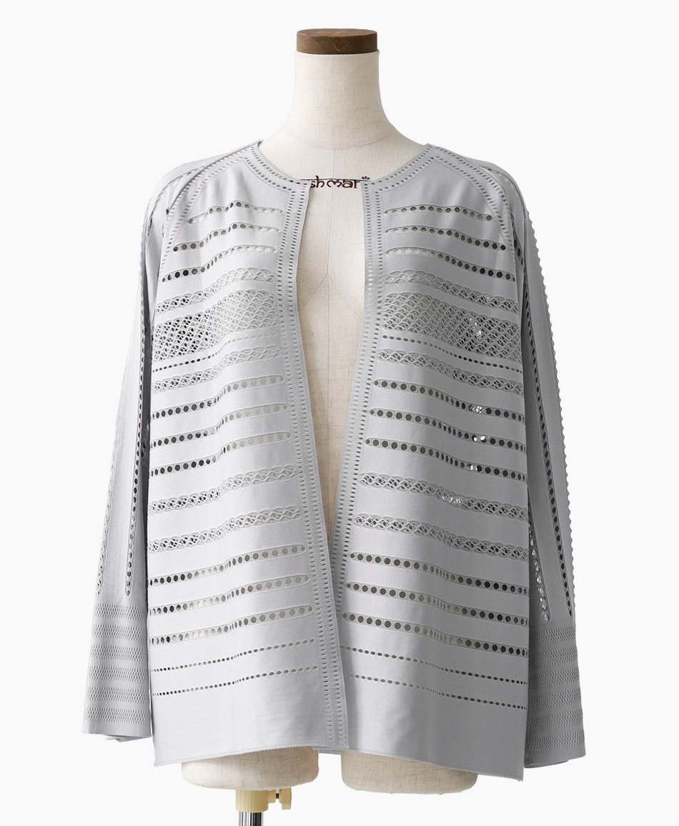 mash mania　プリモーディアル　はおり　デュオリス(ライトグレー-M)