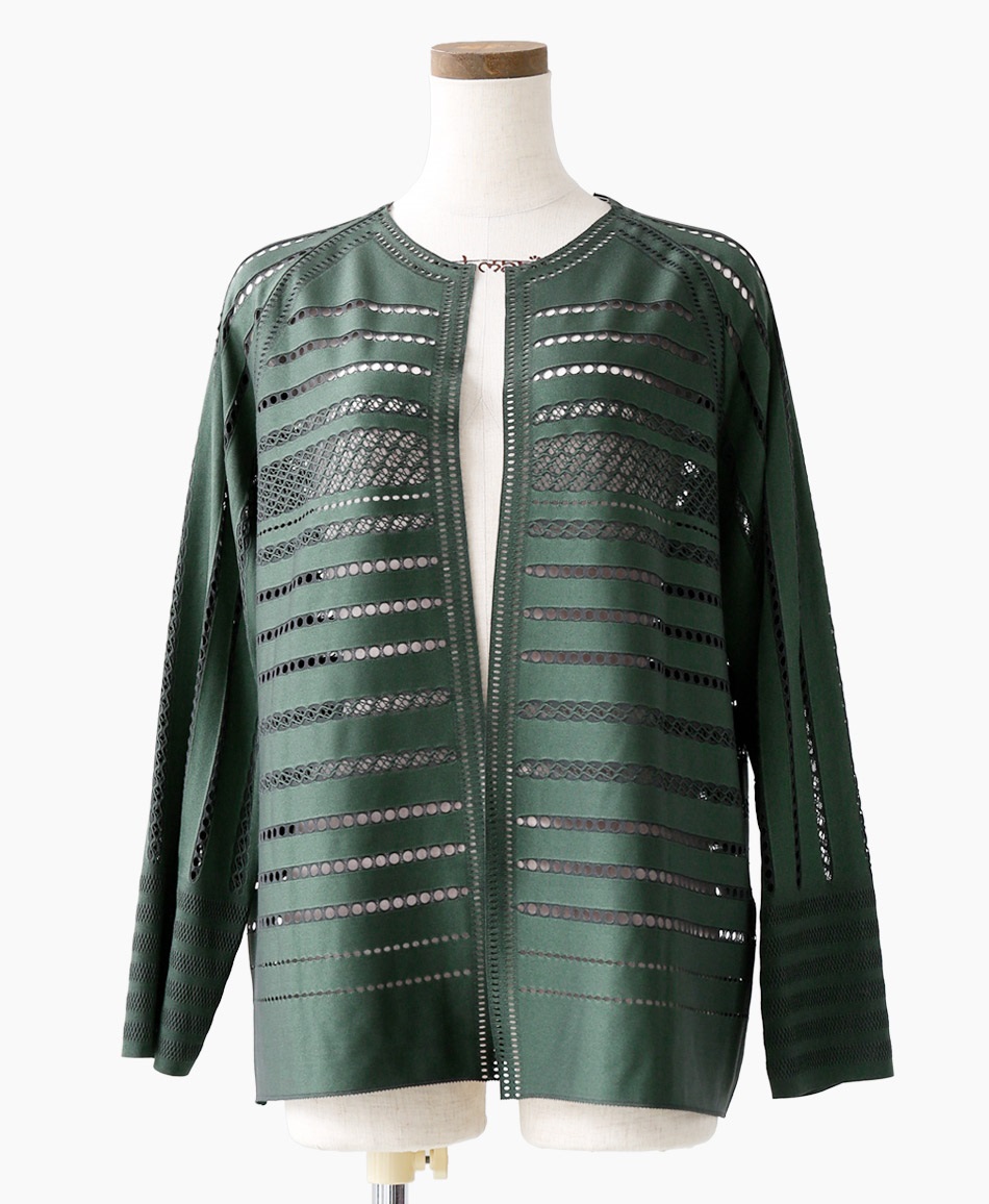 mash mania　プリモーディアル　はおり　デュオリス(ダークグリーン-M)