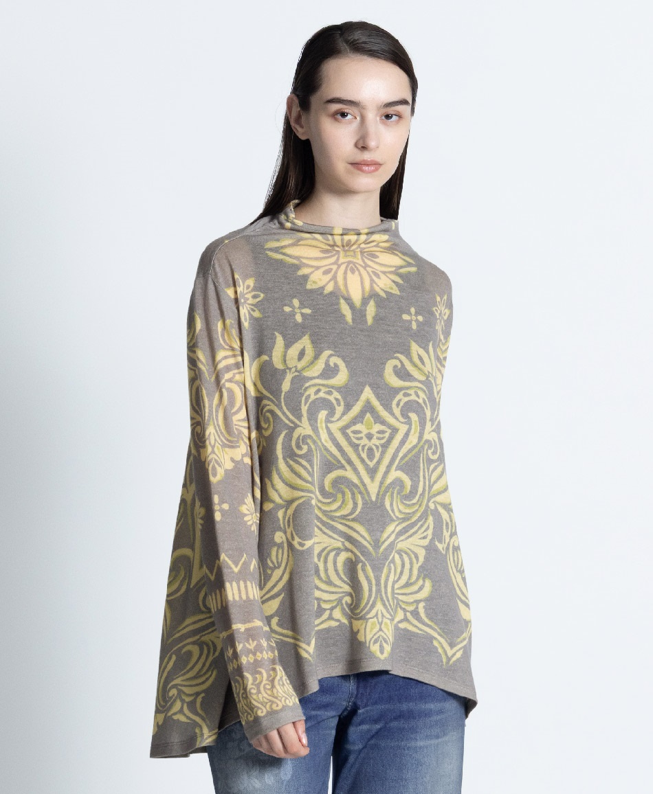 mash mania　フレアーチュニック　モルヴィナ(グレー-F)