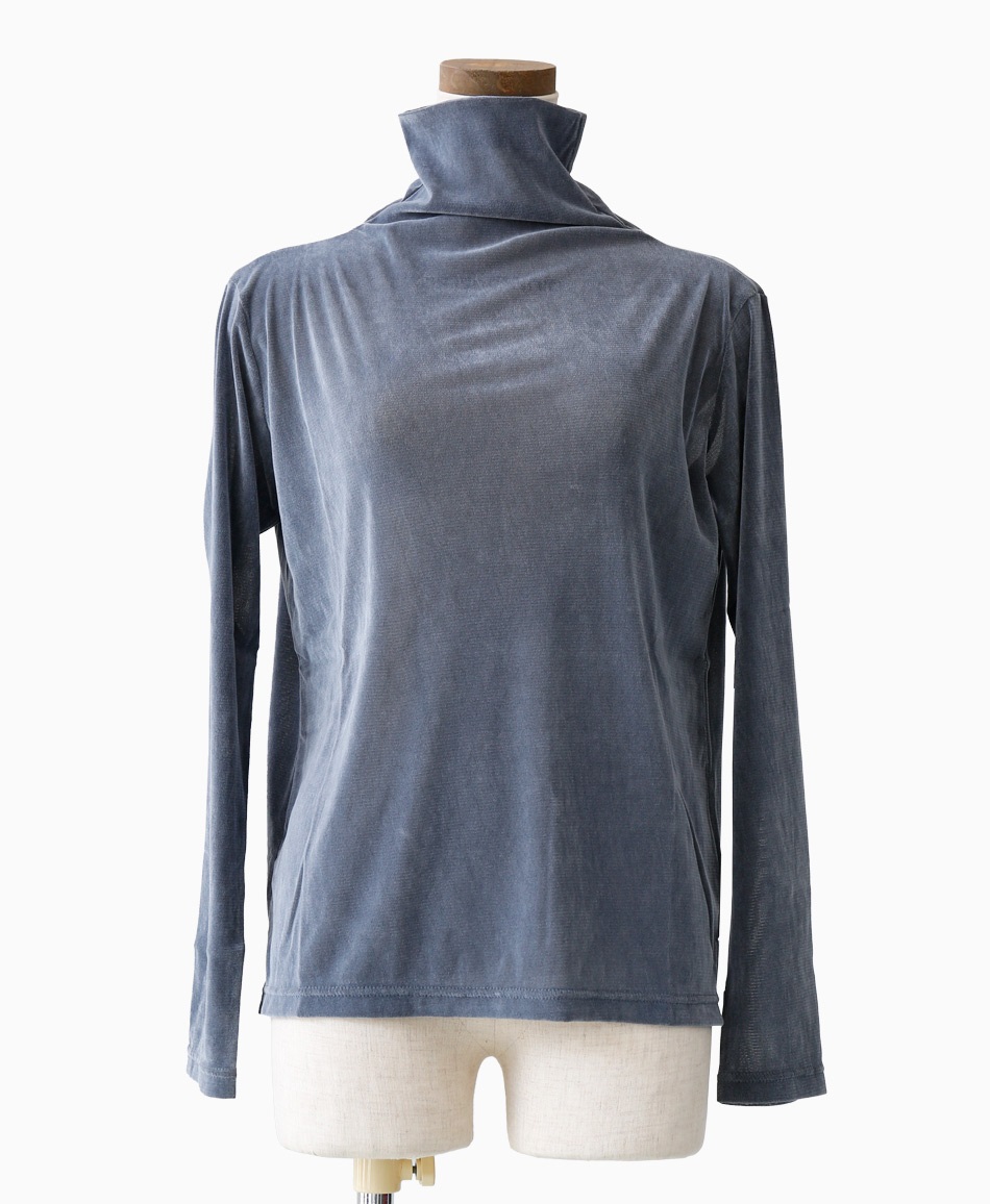 mash mania　チュールフロッキーインナー(ブルーグレー-F)