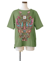 【予約受付中】mash mania　25周年記念Tシャツ　Celebration Animals【4月下旬より順次発送予定】(グリーン-M)