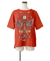 【予約受付中】mash mania　25周年記念Tシャツ　Celebration Animals【4月下旬より順次発送予定】(オレンジ-M)