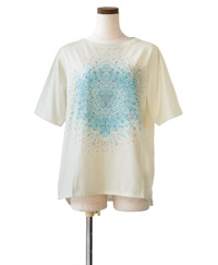 【予約受付中】mash mania　25周年記念Tシャツ　25Anniversary Circle【4月下旬より順次発送予定】(アイボリー-M)