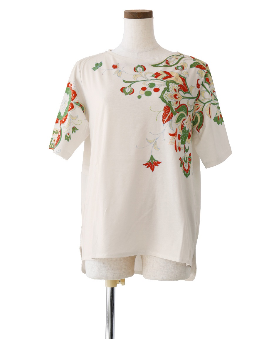 mash mania　Tシャツ　Happy Botanical(ベージュ-M)