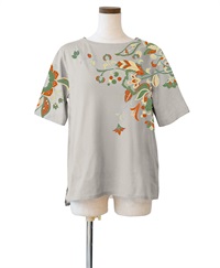 【予約受付中】mash mania　25周年記念Tシャツ　Happy Botanical【4月下旬より順次発送予定】(ベージュ-M)