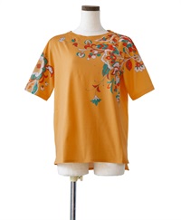 【予約受付中】mash mania　25周年記念Tシャツ　Happy Botanical【4月下旬より順次発送予定】(マスタード-M)