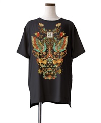 【予約受付中】mash mania　25周年記念オーバーサイズTシャツ　Celebration Animals【4月下旬より順次発送予定】(ブラック-F)