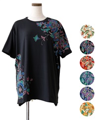 【予約受付中】mash mania　25周年記念オーバーサイズTシャツ　Happy Botanical【4月下旬より順次発送予定】