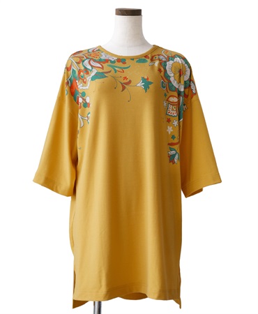 mash mania　チュニック　Happy Botanical(マスタード-F)