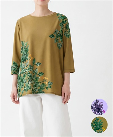 mash mania　7分袖Tシャツ　バーディング