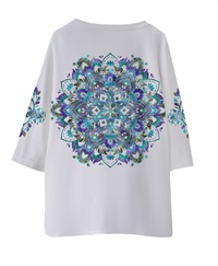 【予約受付中】mash mania　7分袖Tシャツ　トロス【7月下旬より順次発送予定】(ライトグレー-M)