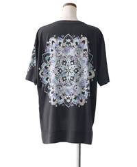 【予約受付中】mash mania　オーバーサイズTシャツ　トロス【7月下旬より順次発送予定】(ブラック-F)