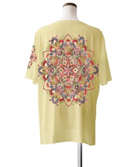 【予約受付中】mash mania　オーバーサイズTシャツ　トロス【7月下旬より順次発送予定】(イエロー-F)
