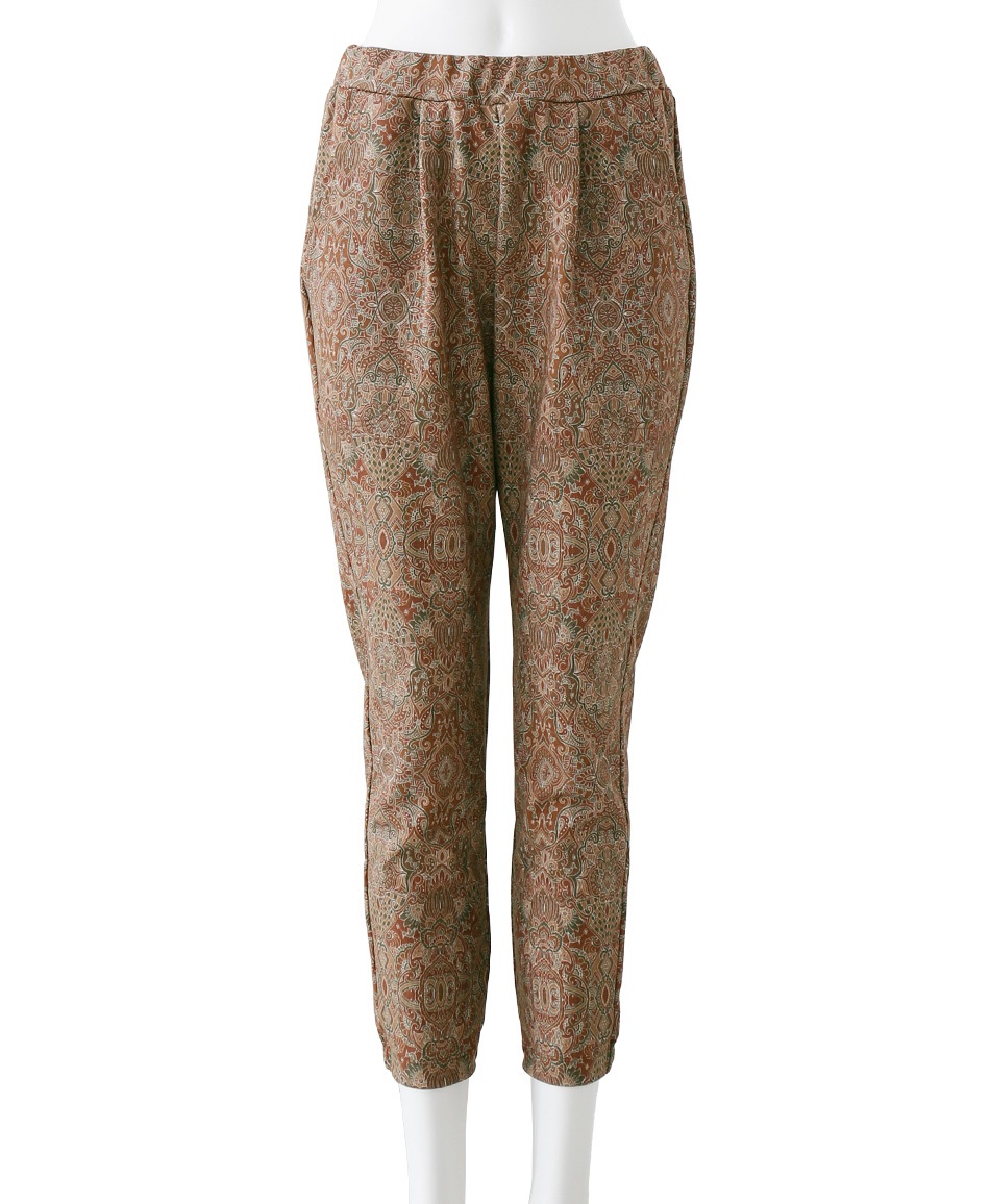 【予約受付中】mash mania　ハイテンション裏起毛ジョガーパンツ　KOZUE【11月下旬より順次発送予定】(ブラウン-M)