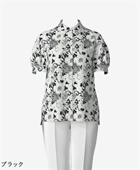 【オーダー】Olive ブラウス Made With Liberty Fabric｜Viscotecs make your brand(ブラック-S)