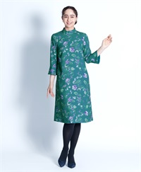【オーダー】Lily ワンピース｜Viscotecs make your brand(グリーン-5号)