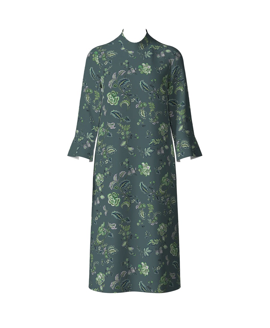【オーダー】Lily ワンピース｜Viscotecs make your brand(グレー-5号)