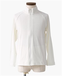 メンズ　プリモーディアル　ジップアップブルゾン｜MYB GOLF LINE(オフホワイト-M)