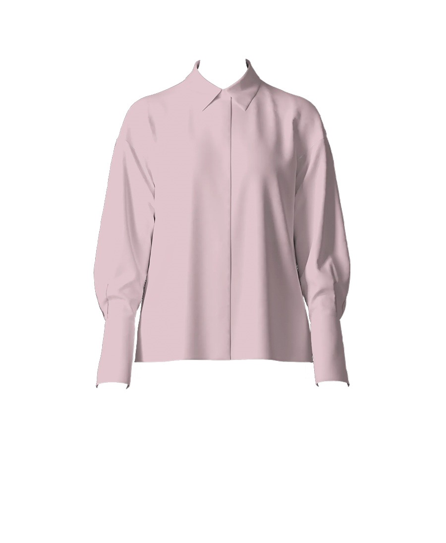 【オーダー】Violet ブラウス｜Viscotecs make your brand(ピンク-S)