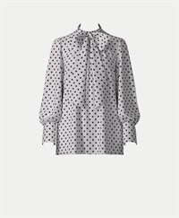 【オーダー】Grace ブラウス（ロングカフス）｜Viscotecs make your brand(ピンク-S)