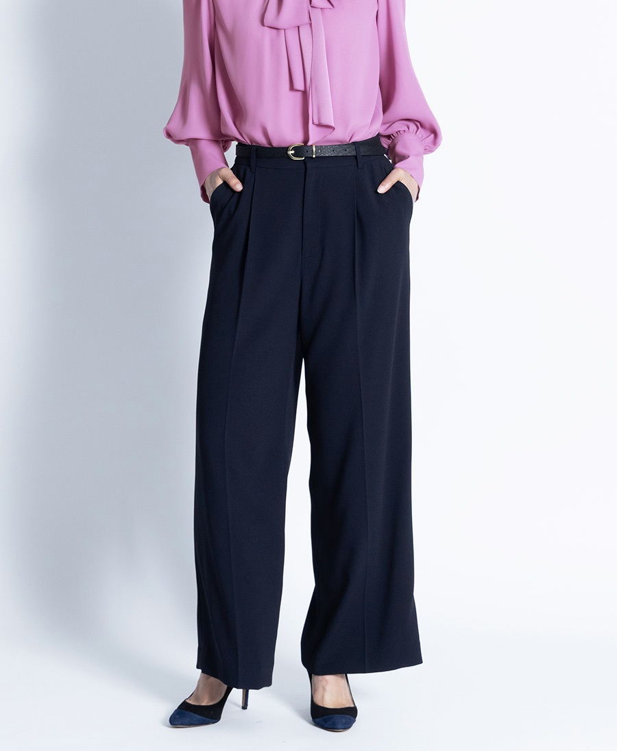 【オーダー】Ivy パンツ｜Viscotecs make your brand(ネイビー-S)