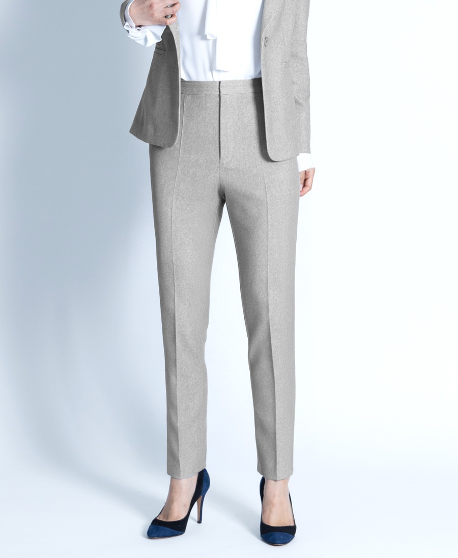 【オーダー】Jade パンツ（ルウォームツイル）｜Viscotecs make your brand(グレー-S)