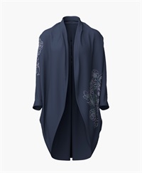 【予約受付中】mash mania　はおり　ジョイフルライン【1月下旬より順次発送予定】(ネイビー-F)