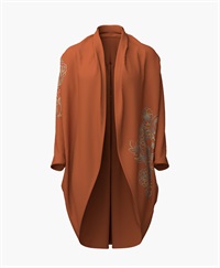 【予約受付中】mash mania　はおり　ジョイフルライン【1月下旬より順次発送予定】(オレンジ-F)