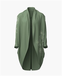 【予約受付中】mash mania　はおり　ジョイフルライン【1月下旬より順次発送予定】(カーキ-F)