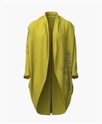 【予約受付中】mash mania　はおり　ジョイフルライン【1月下旬より順次発送予定】(イエローグリーン-F)