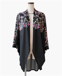 【予約受付中】mash mania　はおり　リーガルフェザー【1月下旬より順次発送予定】(ブラック-F)