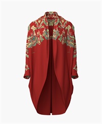 【予約受付中】mash mania　はおり　リーガルフェザー【1月下旬より順次発送予定】(レッド-F)