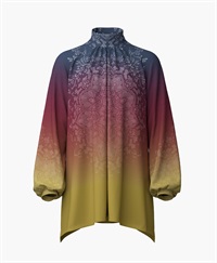 【予約受付中】mash mania　ギャザーフレアーチュニック　シンフォニア【1月下旬より順次発送予定】(マスタード-F)