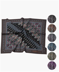 【予約受付中】mash mania　スカーフ　ペイズリーモザイク【1月下旬より順次発送予定】