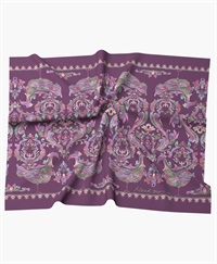 【予約受付中】mash mania　スカーフ　リーガルフェザー【1月下旬より順次発送予定】(パープル-F)