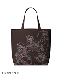 【予約受付中】mash mania　トートバッグ　ジョイフルライン【1月下旬より順次発送予定】(チョコブラウン-F)