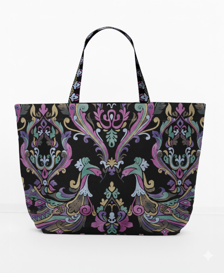 【予約受付中】mash mania　トートバッグ　リーガルフェザー【1月下旬より順次発送予定】(ブラック-F)